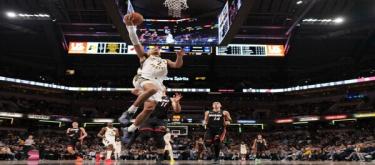 Nembuhard's 29 points secured a 123-99 victory for the Pacers over the Heat.