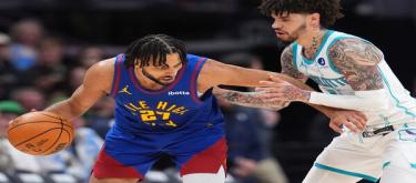 Miller led the Hornets to a 110-87 victory over the Nuggets with 23 points.