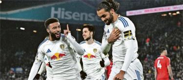 Daniel Falk praises Leeds United's steely fighting spirit after defeating Nottingham Forest.