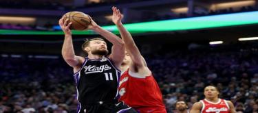 Sabonis' left knee surgery ends his season; Kings roster continues to be plagued by injuries.