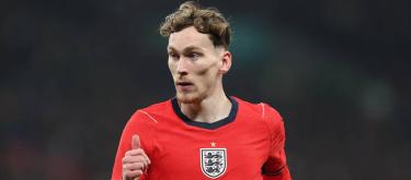 James Garner made a brilliant debut for England's senior national team.