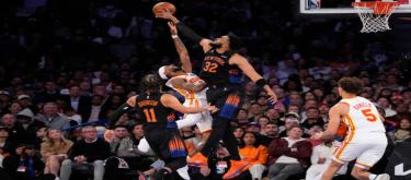McCollum's 32 points shone throughout the game as the Hawks rallied to defeat the Knicks 107-106.