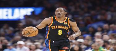 Williams suffered a left hamstring injury and had to leave the game, a blow to the Thunder's playoff run.