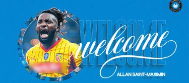 Lens winger Allan Saint-Maximin officially joins Charlotte FC on a free transfer..