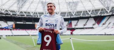 Joel Piro has joined West Ham United on loan and will play for the team for one season.