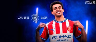 Girona have announced the signing of Matteu Morey, with the two sides agreeing to a contract until 2028.