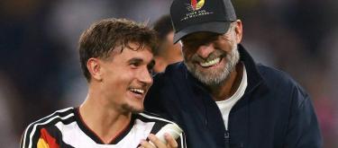 Tom Büschoff, who scored his first goal for Germany, hopes the momentum brought by Klopp can continue.