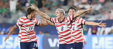 Friendly match – Hall, Sullivan, and Tillman all contributed to the USA's easy 3-0 victory over ten-man Mexico at home.