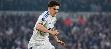 Back injury confirmed by Falk, Daniel James will miss the match against Arsenal.