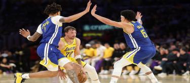 东契奇28分凯斯勒26分 湖人以127-105拿下勇士