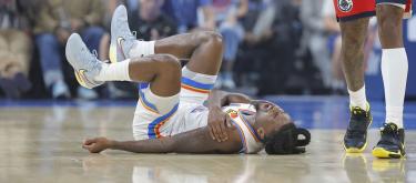 Oklahoma City Thunder guard Cason Wallace will be sidelined indefinitely due to a torn labrum in his left shoulder..