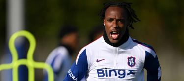 Chelsea striker Emega, returning from injury, is expected to be included in the matchday squad.