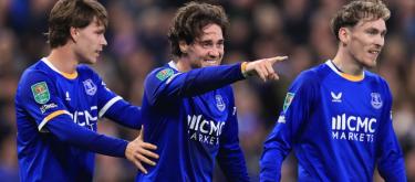 Hayden Hackney said he was delighted to help Everton advance to the League Cup quarterfinals.